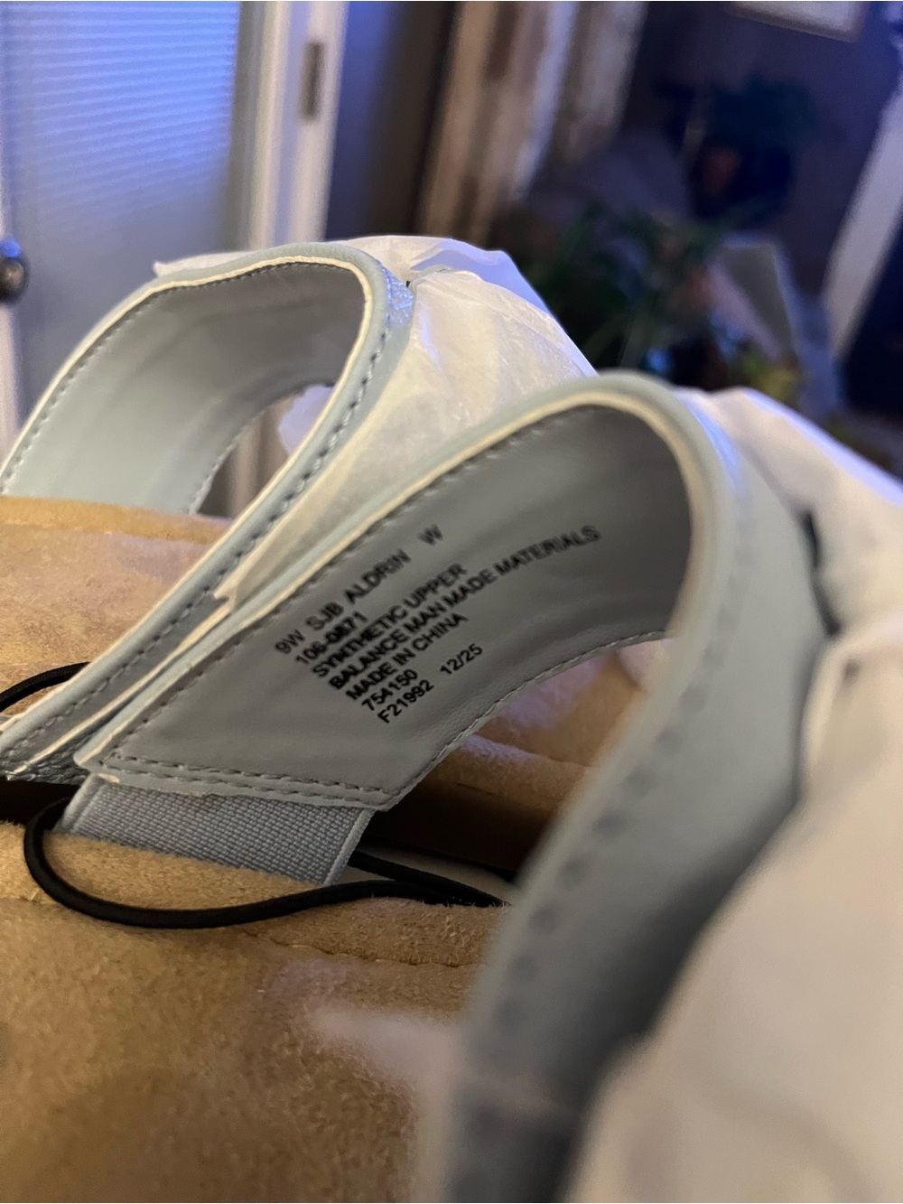 St. John's Bay Pale Blue Slip-On Slide Sandals - Picture 5 of 8